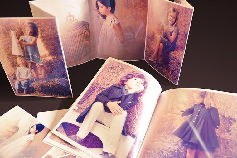 Brochure e Look Book realizzati per La Stupenderia - moda bimbo
