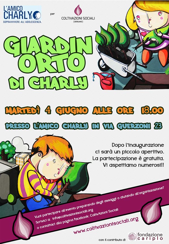 Marchio per il concorso Log-in di Coltivazioni Sociali Urbane