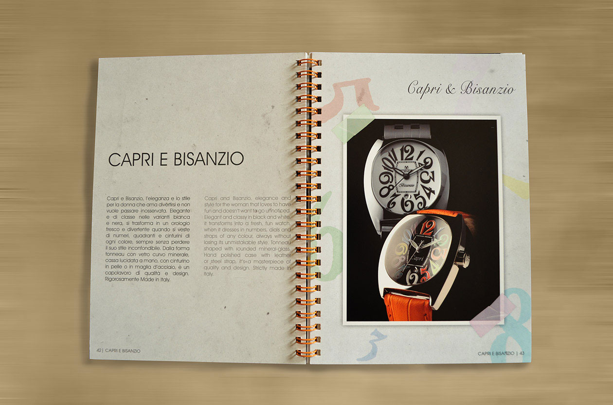 Catalogo Time Style pagina Capri e Bisanzio